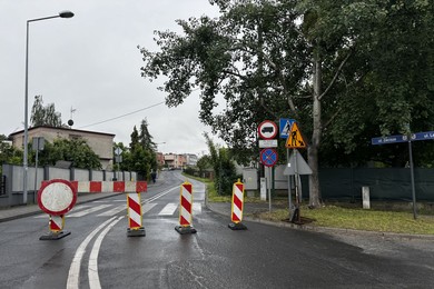 Ulica Zacisze zamknięta